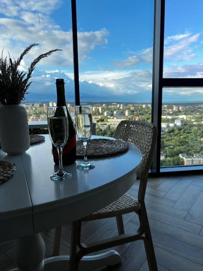 Hanza Tower Szczecin, Floor 21, City - River View Luaran gambar