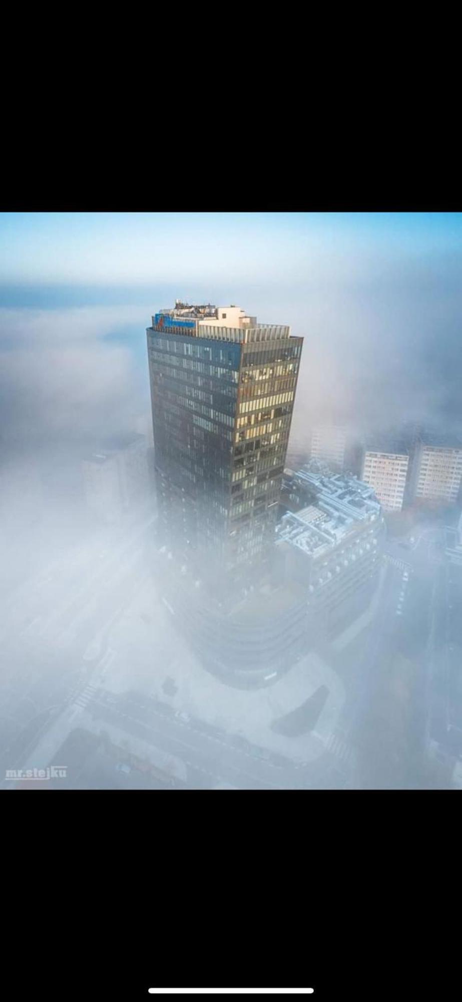 Hanza Tower Szczecin, Floor 21, City - River View Luaran gambar