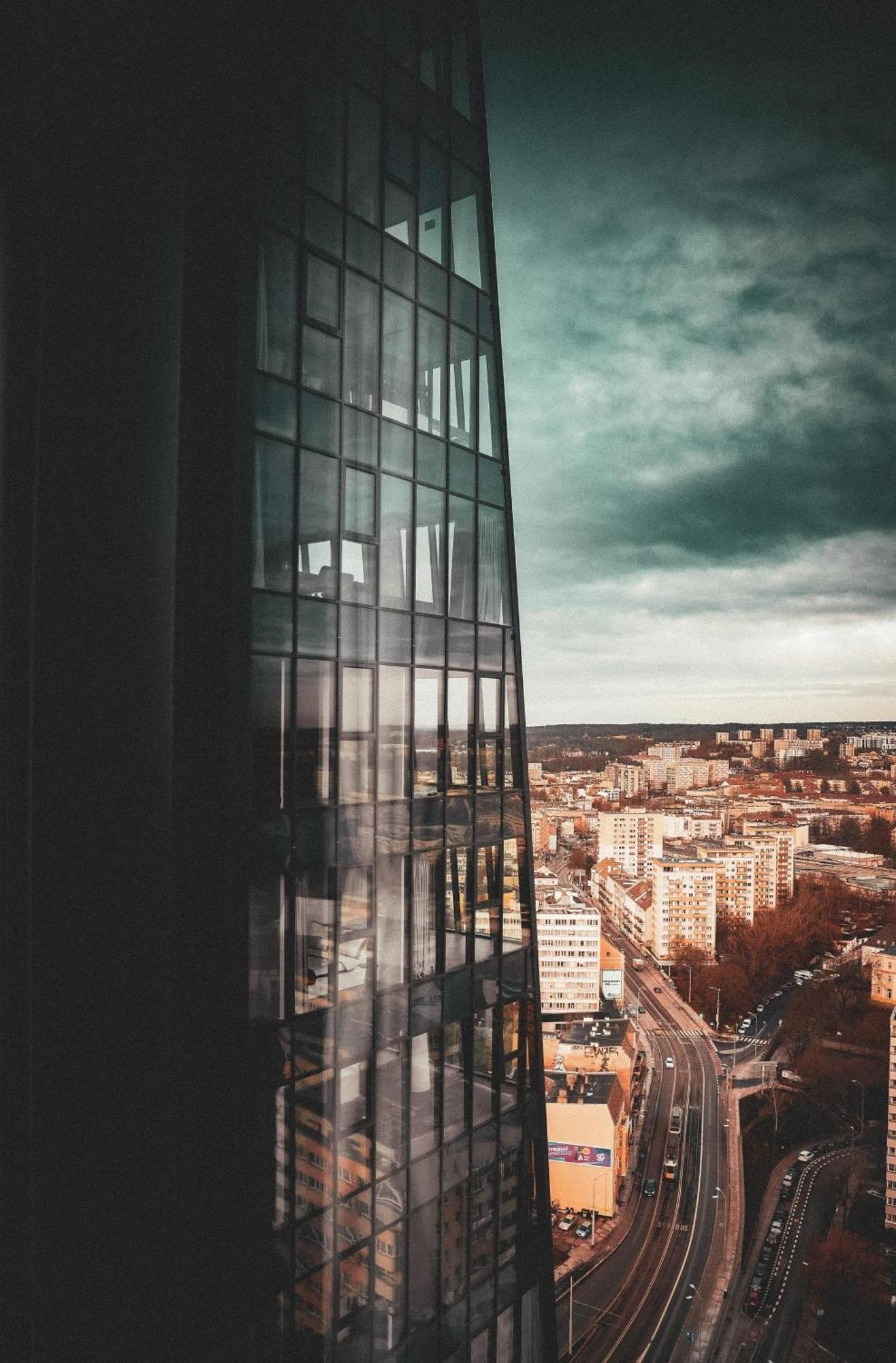 Hanza Tower Szczecin, Floor 21, City - River View Luaran gambar