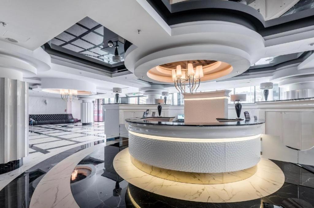 Hanza Tower Szczecin, Floor 21, City - River View Luaran gambar